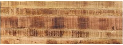 vidaXL Solid Rough Mango Wood Table Top 140x50cm Rectangular Dining Replacement
