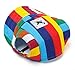 Happy Hours - Small Pet Dog Cat Baseball Visor Sports Hat Cap Puppy Summer Baseball Outdoor Ear Holes Sunbonnet Outfit Elastic Leather Neck Strap 6 Colors 2 (Stripes, Size S)