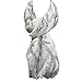 Wrapables® Lightweight Musical Notes Infinity Scarf, White