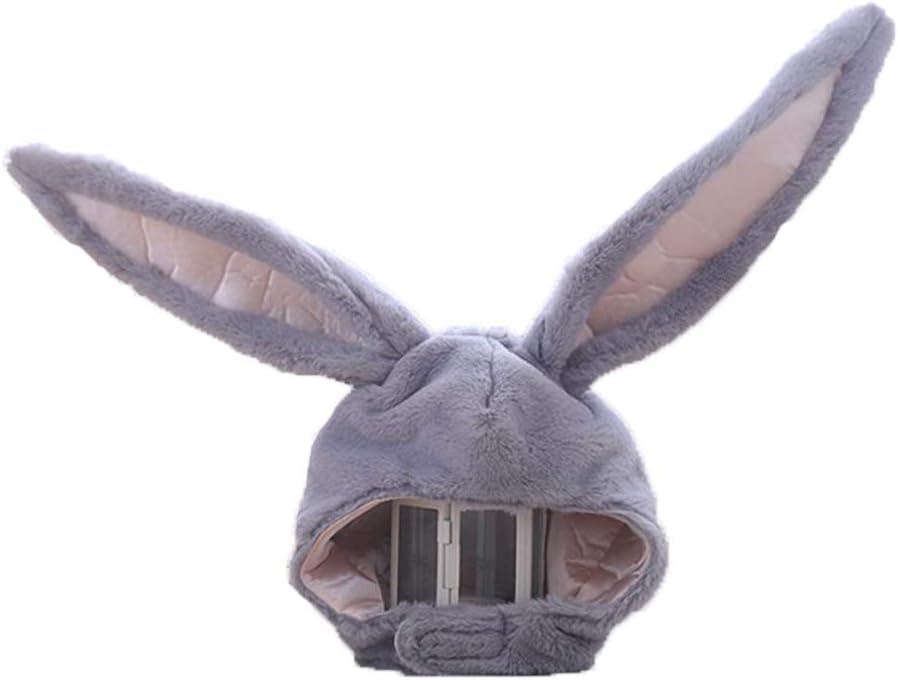 Cuteboom Rabbit Hat Eastern Bunny Hat Bunny Ears Funny Party Hats Holiday Hat Cute Costume for Men and Women (Pink): Clothing