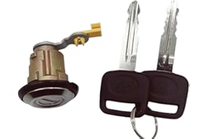 GOLDEN SELECTION AUTO PARTS Golden Selection Trunk Lid Lock Cylinder with 2 Keys Compatible with 1988 1989 1990 1991 1992 Corolla 1.6L L4 | Replacement Part | Ref# 69055-12430, 6905512430,69055-12610 6905512610