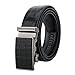 Men's Belt Ratchet Leather Dress Belt with Automatic Buckle 35mm Wide 27