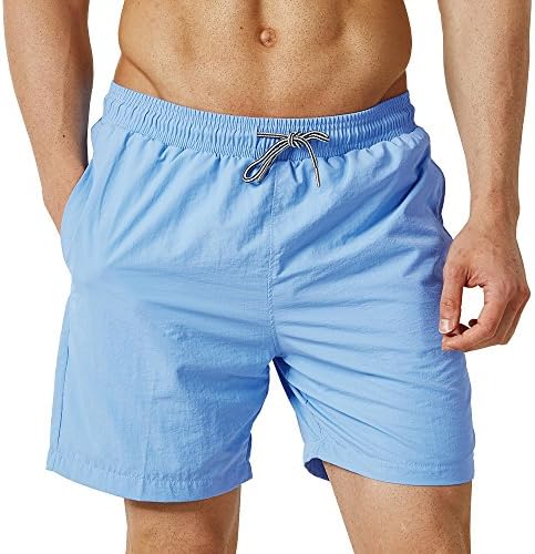 Dyorigin Mens Boardshorts Swim Trunks Quick Dry Shorts Men Mesh Lining