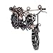 ZOVIE Creative Hand Soldering Wrought Iron Motorcycle Model Bronze Tone Metal Moto Collection Simple Modern Home Decor Ornaments for Motocycle Lovers