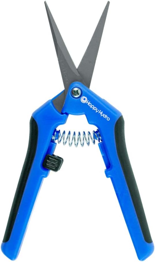 Curved Tip Trimming Scissors with SpringLoaded Comfort Grip Handles