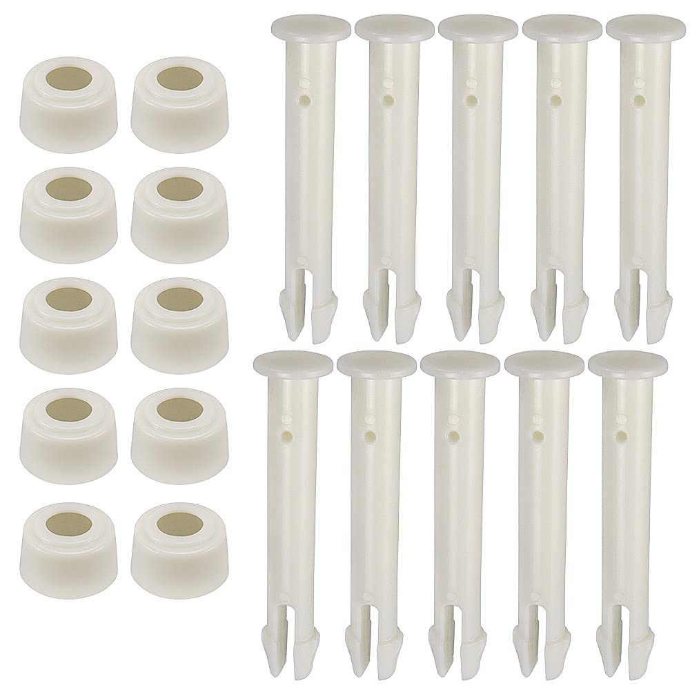 ZDNT 10 Pieces Plastic Pool Joint Pins Set Plastic Replacement Pool Joint Pins for Frame & Pool Intex Pool Replacement Parts,Pool Replacement Parts ((2.36inch)