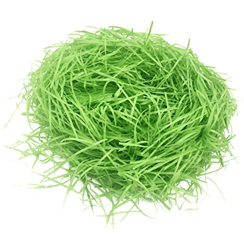 MagiDeal 20g Shredded Crinkle Paper Raffia Gift Box Filler Filling Materials for Wedding Party Decoration - Grass green - Thumbnail 5