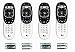 Lot of 4 DirecTV RC73 remote controls for Genie HR34 HR44 all HD DirecTV brand receivers