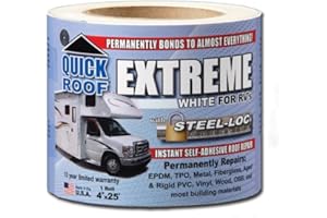 COFAIR PROD Cofair UBE425 Quick Roof Extreme White 4" x 25'