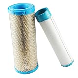 Podoy 25 083 01-S Air Filter & Pre Filter for Kohler 25 083 04-S Kawasaki 11013-7020 11013-7019 Grasshopper Scag Ferris Gravely John Deere Hustler Ch18 - Ch26 Cv16 - Cv26 Ch730-ch750 Cv745