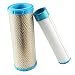 Podoy 25 083 01-S Air Filter & Pre Filter for Kohler 25 083 04-S Kawasaki 11013-7020 11013-7019 Grasshopper Scag Ferris Gravely John Deere Hustler Ch18 - Ch26 Cv16 - Cv26 Ch730-ch750 Cv745