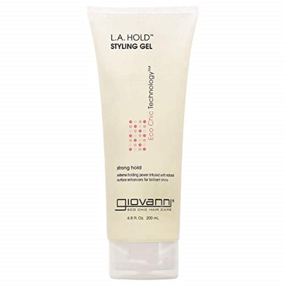 GIOVANNI L.A. Hold Styling Gel, 6.8 oz. Extreme Hold Surface Enhancers, Lightweight, Wash & Go, No Parabens or Phthalates (Pack of 3) : La Natural Styling Gel : Beauty