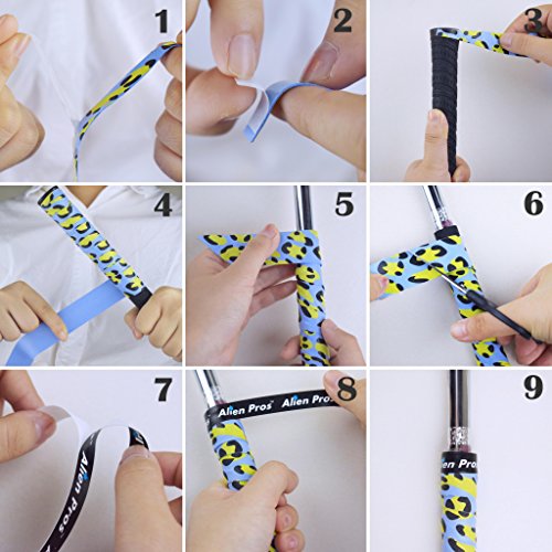 ALIEN PROS Golf Grip Wrapping Tapes (3Pack) Innovative Golf Club