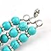 Jane Stone Turquoise Blue Bubble Necklace 3-Layer Illusion Necklace Wedding Bridal Jewelry (Fn0659-Turquoise Blue*)
