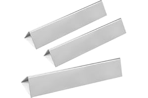 Leship 15.3" Flavorizer Bar Replacement for Weber 7635 Spirit & Spirit II 200 Series E210 S210 E220 S220 Grills (Front-Mounted Control) Durable Stainless Steel Heat Plate