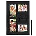 Embroidered Photo Album - Holds 300 Photos - Fits Photos Size 4x6 inches - 4 Opening Cover - Ultra-Fine Tip Pen Included