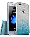 TOZO for iPhone 7 Plus Case iPhone 8 Plus Case, SHINY [Bling Crystal] Ultra Thin Sparkle Premium 3 Layer Hybrid TPU Soft Grip - Gradient Blue