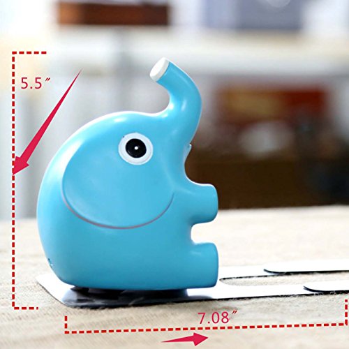 Eastyle Nonskid Bookend Cute Elephant Bookends for Home Office Library Desk Organizer - Thumbnail 7