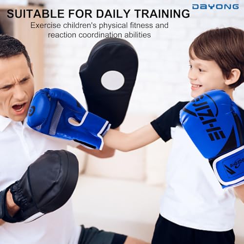 DAYONG Kids Boxing Gloves, PU Boxing Training Gloves, 3-9 Years Boys and Girls Punching Gloves for Kickboxing Sanda Training