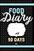 FOOD DIARY 90 Days: Daily Weight Loss Journal