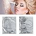 Under Eye Pads Lint Free Lash Extension Eye Gel Patches & Eyelash Mascara Brushes Wands Applicator Makeup Brush & Nail Art Tattoo Glue Rings Holder Beauty Tools (100 PACKS)