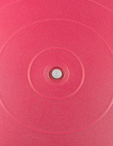 Burst Resistant Yoga/Exercise Ball with Pump, Red 75 cm Diameter
