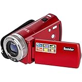 Camera Camcorders, Besteker Portable Digital Video Camcorder HD Max. 16.0 Megapixels 1280*720P DV 2.7 Inches TFT LCD Screen 16X Zoom Camera Recorder (108-Red)