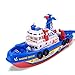 Bigbuyu Electric Marine Rescue Fire Boat with Sound and Flash Lights Water Spraying Ship Model for Toddler Kids (Boat)
