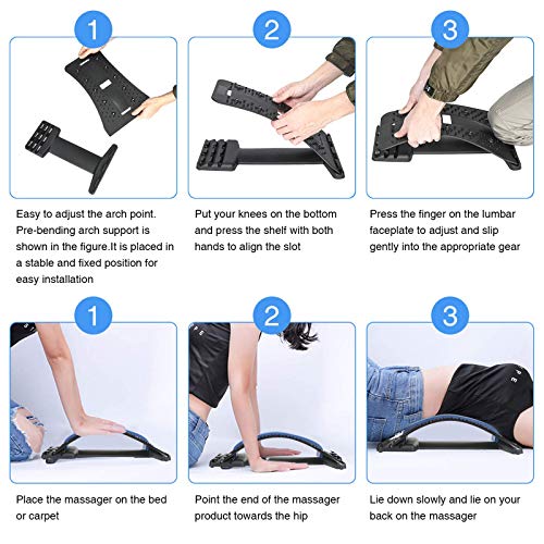 Back Stretcher, LIUMY Newest Generation Spine Deck Lumbar Support
