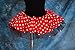 Dressy Daisy Toddler Girls' Polka Dots Halloween Christmas Fancy Dress Dance Costume with Headband Size 2T to 3T Red & Black