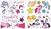 My Little Pony ST0634 ST0634 My Little Pony Wall Stickers, 39 reusable stickers