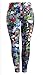 Sister Amy Women's High Waist Printed Santa Claus Ankle Elastic Tights Legging