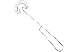 LOPUNER Stainless Steel Spring Egg Whisk Manual Handheld Kitchen Mixer for Blending Stirring Beating Cooking