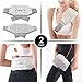 NEWGO Ice Pack for Back Pain Relief, 2 Pack Hot or Cold Gel Cold Packs with Plush Backing for Lower Back Injuries, Sciatic Nerve, Tailbone Pain -Gray