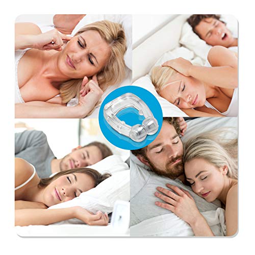 Latest Anti snoring Device Silicone Magnetic Anti Snore Nose Clip Effective-Easy Stop Snoring Solution Professional Sleeping Aid Relieve Snore for Men Women (2 pcs)