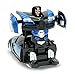 Wall Climbing Blue  Inferno RC Toy Transforming Robot Remote Control (27 MHz) Sports Car Wall Climber with One Button Transformation and 360 Speed Drifting, Gravity Defying 1:24 Scale (Blue)