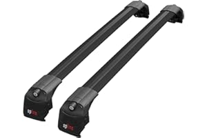 ACPA AUTO Compatible with BMW X5 (F15) 2014-2018 ACE-2 Car Roof Rack Cross Bar Black Aluminium 2 Bars