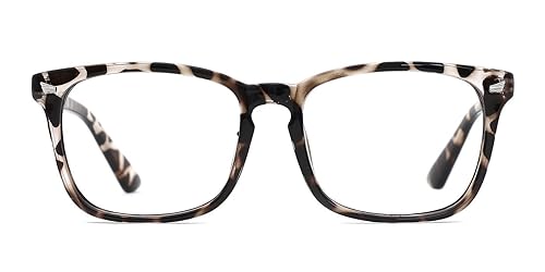 TIJN Blue Light Blocking Glasses Square Nerd Eyeglasses Frame Anti Blue Ray Computer Game Glasses best women's blue-light-blocking glasses