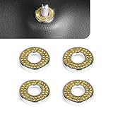 Sodcay Pack-4 Car Door Lock Cover, Rhinestones Pull