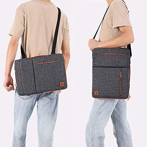 DOMISO 17 Inch Laptop Sleeve Shoulder Bag WaterResistant Protective