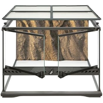 Hagen Exo Terra Short All Glass Terrarium, 18 by 18 by 12-Inch