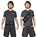 WATERFLY Fanny Pack Waist Bag: Travel Hip Pouch Bum Bag Plus Size Crossbody Fannie Pack Adjustable Belt Waistpack Phanny Fannypack for Man Woman Hiking Walking Jogging