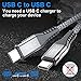 USB C to USB C Cable [3Pack 10ft+6.6ft+3.3ft] 3.0A,AviBrex USB Type C Fast Charger Cable Nylon Braided Charging Cord for Samsung Galaxy Note 10, Google Pixel 2/3/3a XL, MacBook, iPad pro 2018 (Grey)