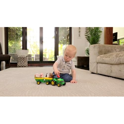 tomy john deere animal sounds hayride preschool toy