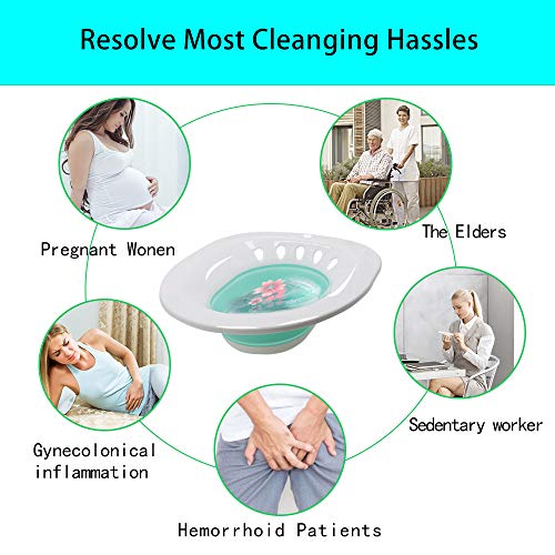 Folding Toilet Sitz Bath Pregnant Women Special Wash Basin Bath Tub