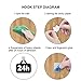FittiDoll Adhesive Hooks/Heavy Duty Wall Hooks Stainless Steel Ultra Strong Waterproof Hanger for Home, Kitchen, Bathroom, Robe, Coat, Towel, Keys, Bags, Tools, Razor - 20 pack