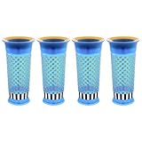 Sassy Grow Up Cup, Blue/Orange, 12 Ounce, 4-Count