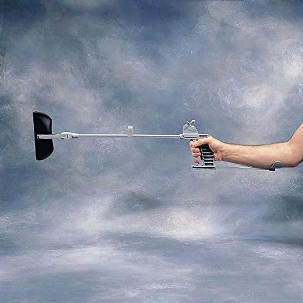 Homecraft Pick Up Reacher, 24 in. Standard Handled Extension Grabber Tool with Locking Mechanism, 8 oz. Handy Picker Up Tool & Reaching Claw, Aluminum Trash Pickup Aid & Garden Nabber