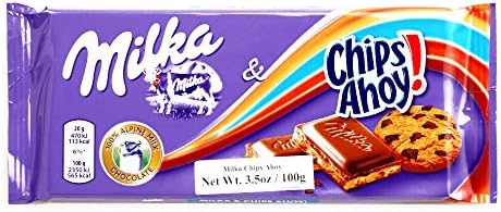 Milka ChipsAhoy Chocolate Bar 3.5 oz each (1 Item Per Order)
