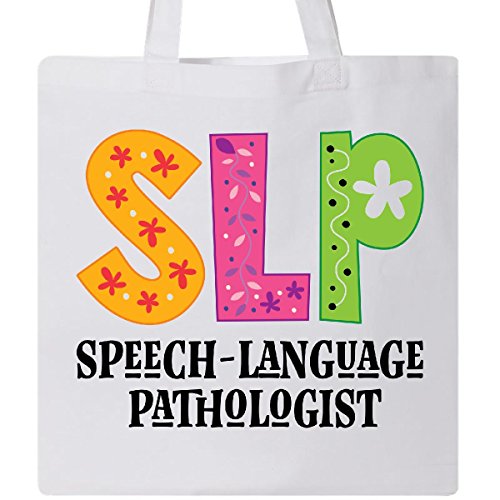 Inktastic - SLP Speech Language Pathologist Tote Bag White 2e233